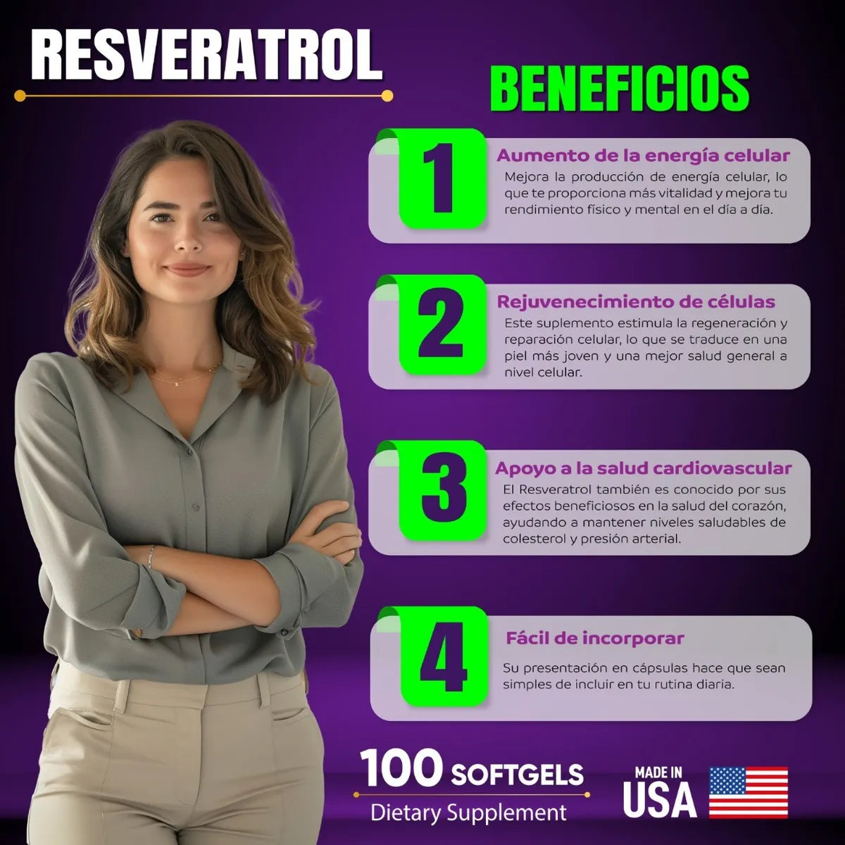 Resveratrol Plus Antioxidante