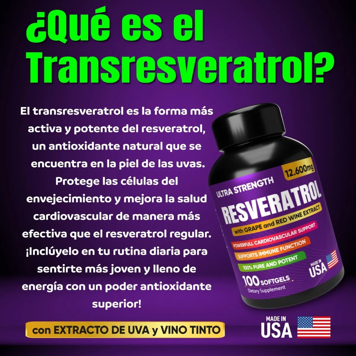 Resveratrol Plus Antioxidante