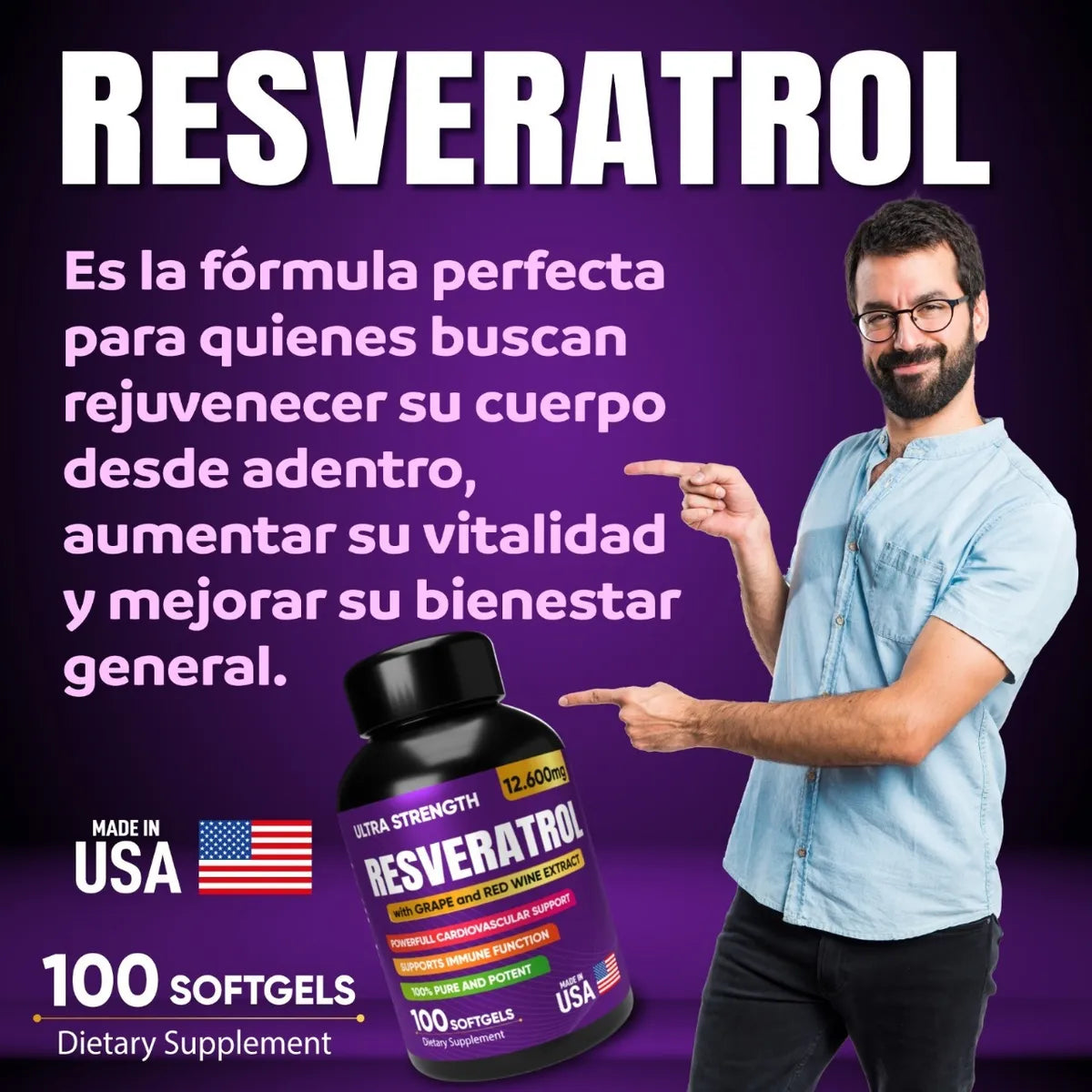 Resveratrol Plus Antioxidante